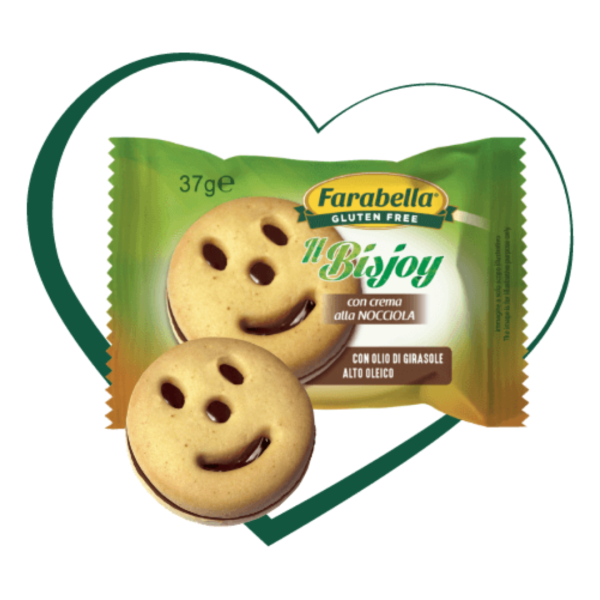 Bisjoy con Crema alla Nocciola Farabella glutenfrei